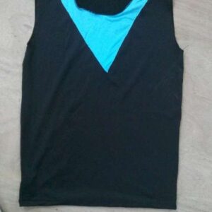 חולצת בנים שחור תכלת